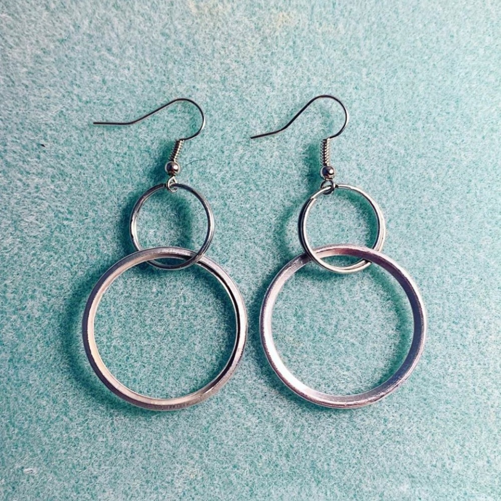 ☆ custom double hoop earrings ☆